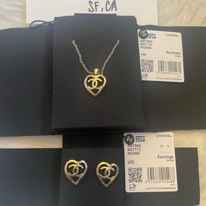 Chanel earrings & necklaces